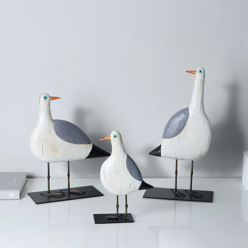 New Chinese seagull ornaments bird imitation wood Mediterranean soft decorations model room bedroom living room children's
New Chinese seagull ornaments bird imitation wood Mediterranean soft decorations model room bedroom living room children's