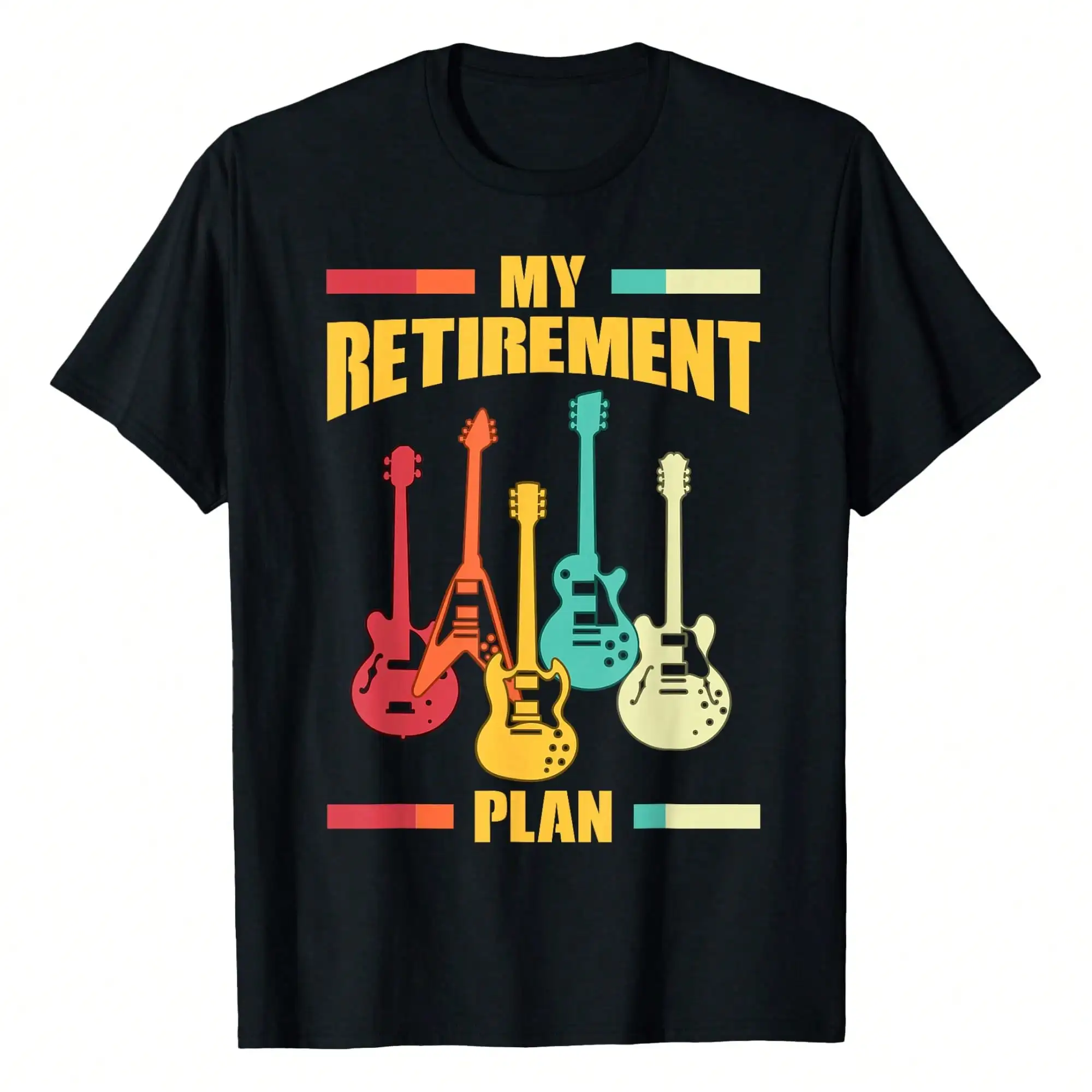 My Retirement Plan Electric Guitar Musical String Instrument T-Shirt, 220g Pure Cotton, Casual Crew Neck, Great For Street Fashi
My Retirement Plan Electric Guitar Musical String Instrument T-Shirt, 220g Pure Cotton, Casual Crew Neck, Great For Street Fashi