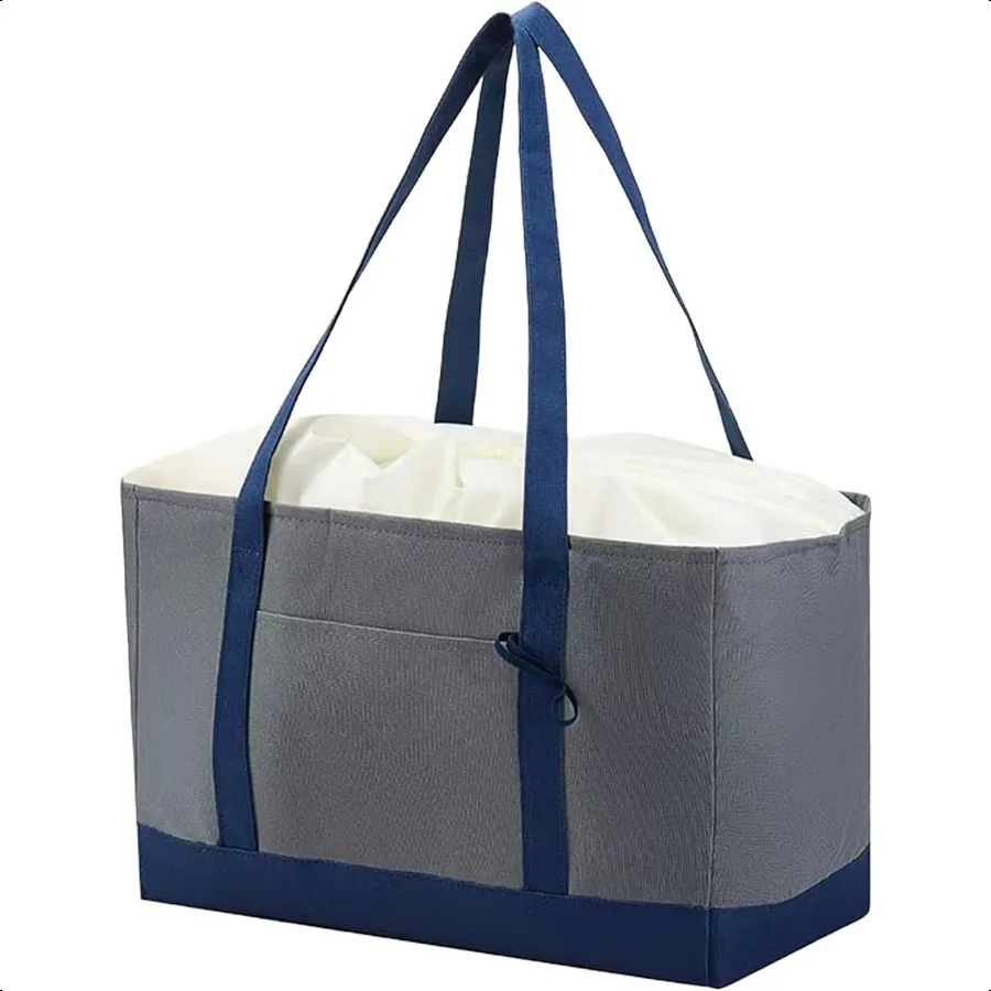 Reusable Grocery Bags With Dust Proof Drawstring Cover Insulation layer Heavy Duty Fold Flat Large For Shopping
Reusable Grocery Bags With Dust Proof Drawstring Cover Insulation layer Heavy Duty Fold Flat Large For Shopping