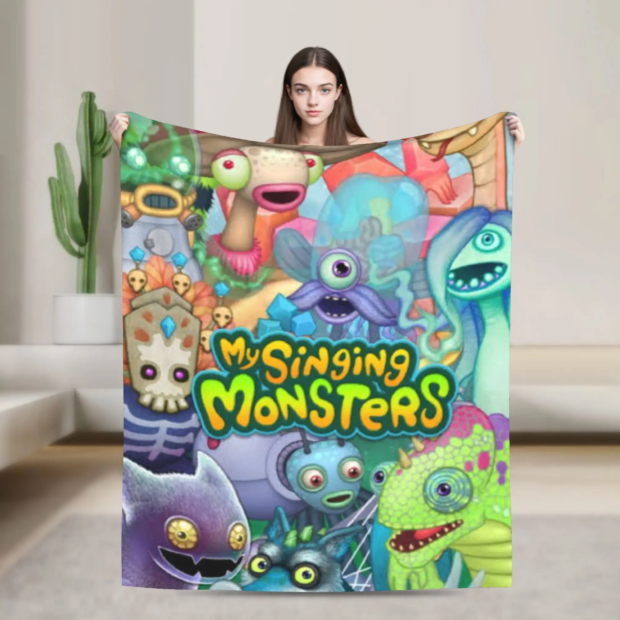 My Singing Monsters Blanket Quality Soft Bedding Throws Winter Camping Outdoor Graphic Bedspread
My Singing Monsters Blanket Quality Soft Bedding Throws Winter Camping Outdoor Graphic Bedspread
