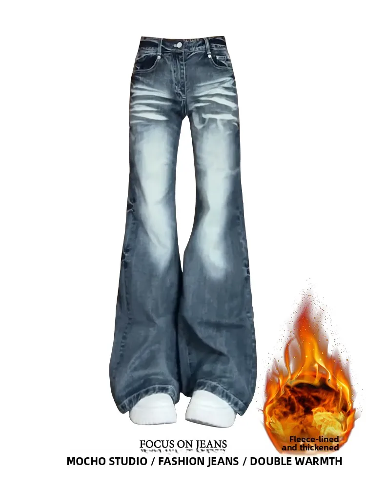 Большие размеры, свободные широкие джинсы с высокой талией на подкладке, зимние брюки прямого кроя, утягивающие повседневные джинсы длиной до пола
Большие размеры, свободные широкие джинсы с высокой талией на подкладке, зимние брюки прямого кроя, утягивающие повседневные джинсы длиной до пола