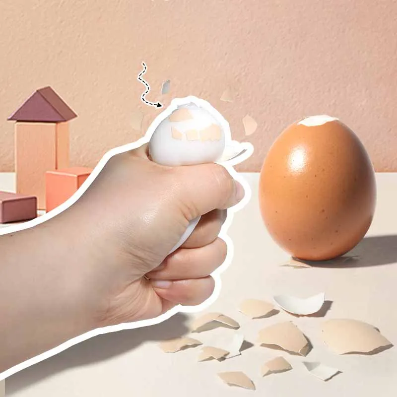 New Simulation Egg Crushed Eggshell Slow Rebound Toys For Children Decompression Toys Funny Gifts Egg Pinch Music Fidget Toys
New Simulation Egg Crushed Eggshell Slow Rebound Toys For Children Decompression Toys Funny Gifts Egg Pinch Music Fidget Toys