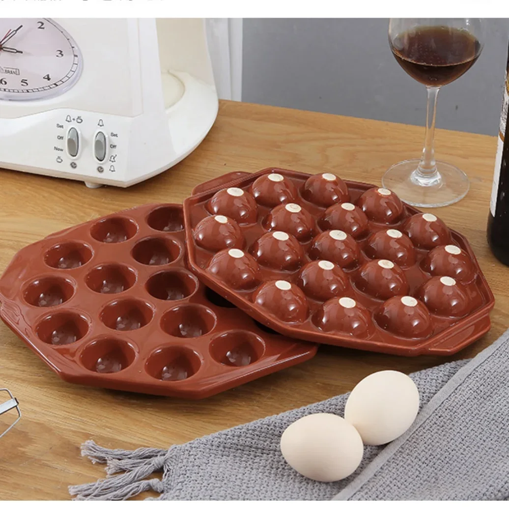 # Creative Microwave Ceramic Egg Tart Tray Red Ceramic French Snail Baked Egg Tray 19 Grid #
# Creative Microwave Ceramic Egg Tart Tray Red Ceramic French Snail Baked Egg Tray 19 Grid #