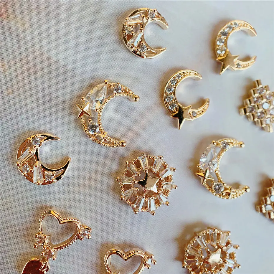 10pcs Luxury Kawaii Star Sailor Moon Alloy Nail Art Parts Zircon Crystal Manicure Nails Accesorios Supplies Decorations Charms
10pcs Luxury Kawaii Star Sailor Moon Alloy Nail Art Parts Zircon Crystal Manicure Nails Accesorios Supplies Decorations Charms