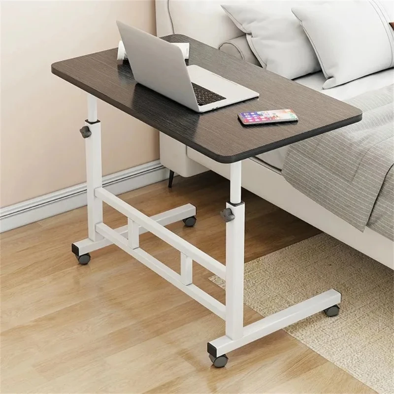 Adjustable Height Mobile Computer Desk Small Standing Desk with Wheels, Portable TV Tray Table Rolling Cart for Home Office
Adjustable Height Mobile Computer Desk Small Standing Desk with Wheels, Portable TV Tray Table Rolling Cart for Home Office