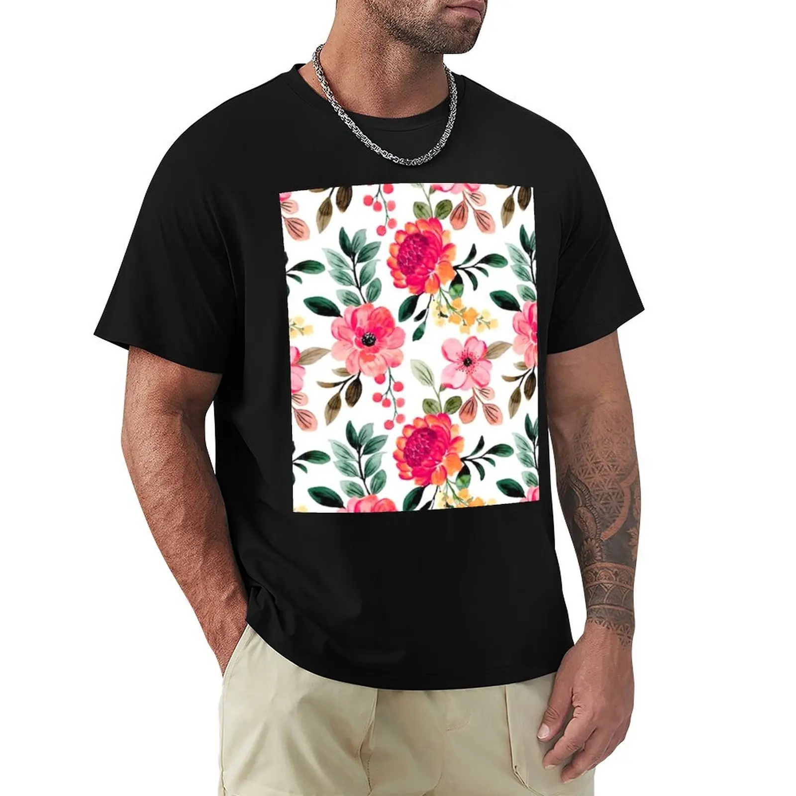 Pattern 3D flowers, Funny Shirt flowers T-Shirt blacks cotton man t-shirts boys animal print men clothing
Pattern 3D flowers, Funny Shirt flowers T-Shirt blacks cotton man t-shirts boys animal print men clothing