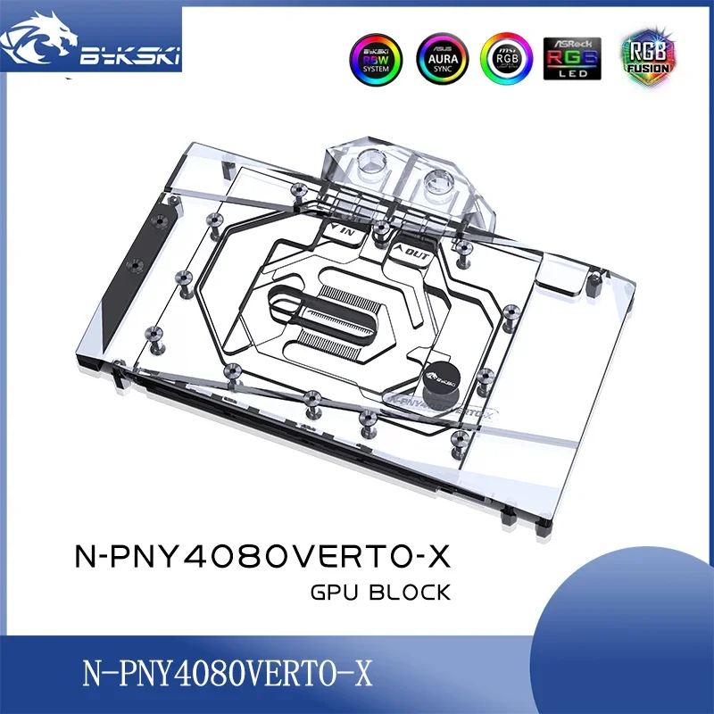 Bykski GPU Block Use for PNY GeForce RTX4080 16GB XLR8 Gaming Graphics Video Card Water Cooling / Radiator N-PNY4080VERTO-X
Bykski GPU Block Use for PNY GeForce RTX4080 16GB XLR8 Gaming Graphics Video Card Water Cooling / Radiator N-PNY4080VERTO-X