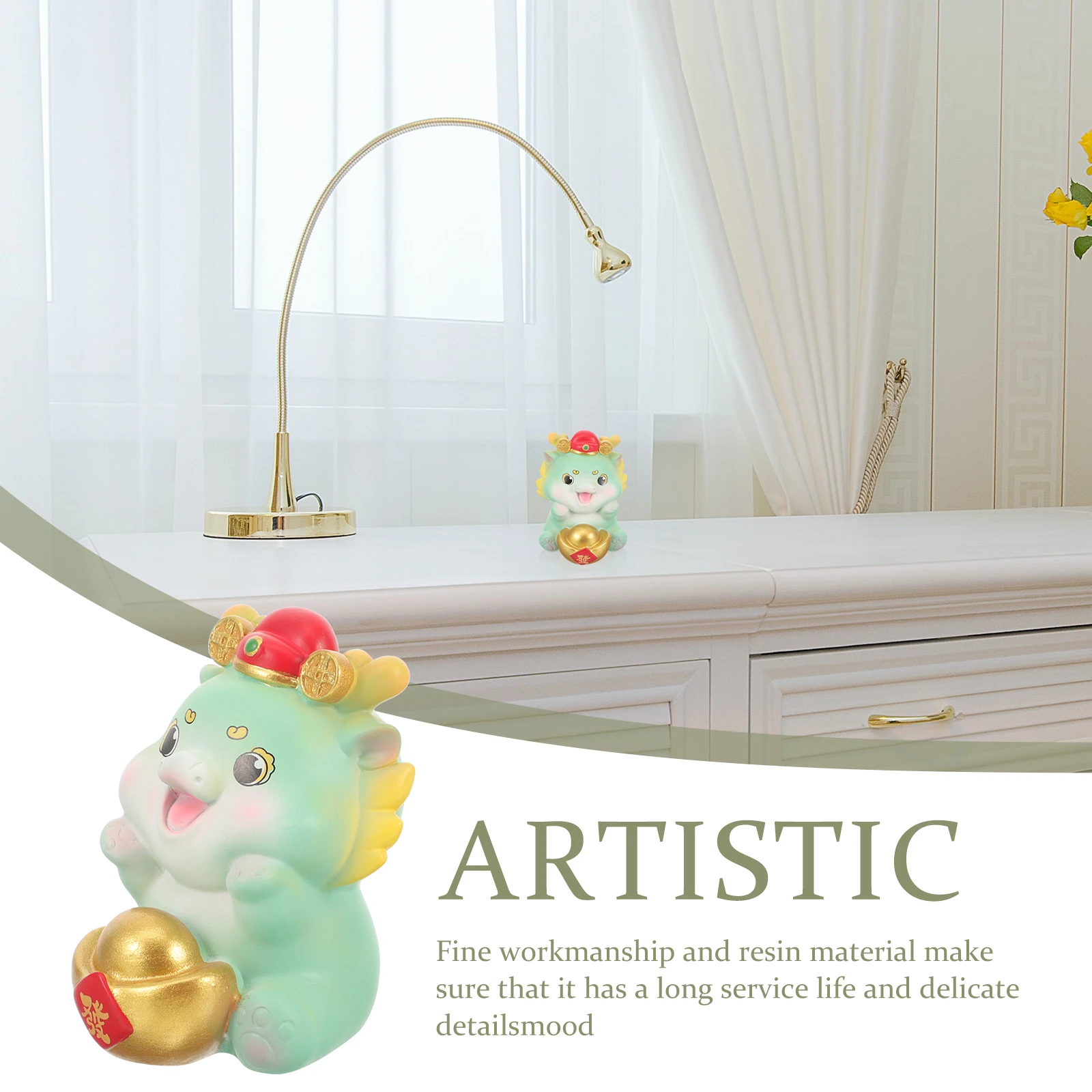 Year of Dragon Cartoon Zodiac Resin Craft Lightweight Desktop Adornment Exquisite Realistic Colorful Home Garden Micro Landscape
Year of Dragon Cartoon Zodiac Resin Craft Lightweight Desktop Adornment Exquisite Realistic Colorful Home Garden Micro Landscape