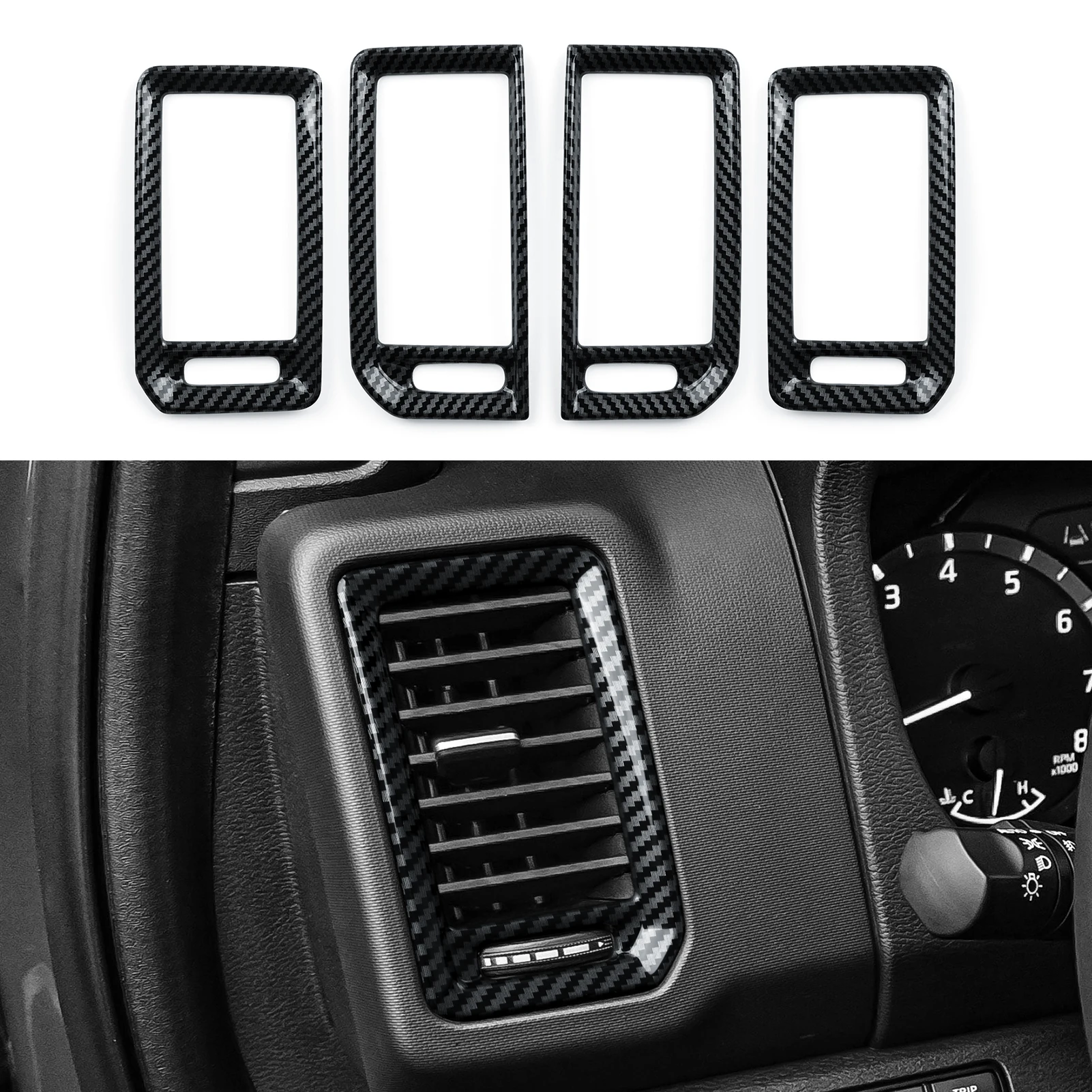 ABS Carbon Fiber Interior Sticker. Car Center Console Side Air Outlet Panel. For Nissan Frontier (2022-2024) Trim Accessories.
ABS Carbon Fiber Interior Sticker. Car Center Console Side Air Outlet Panel. For Nissan Frontier (2022-2024) Trim Accessories.
