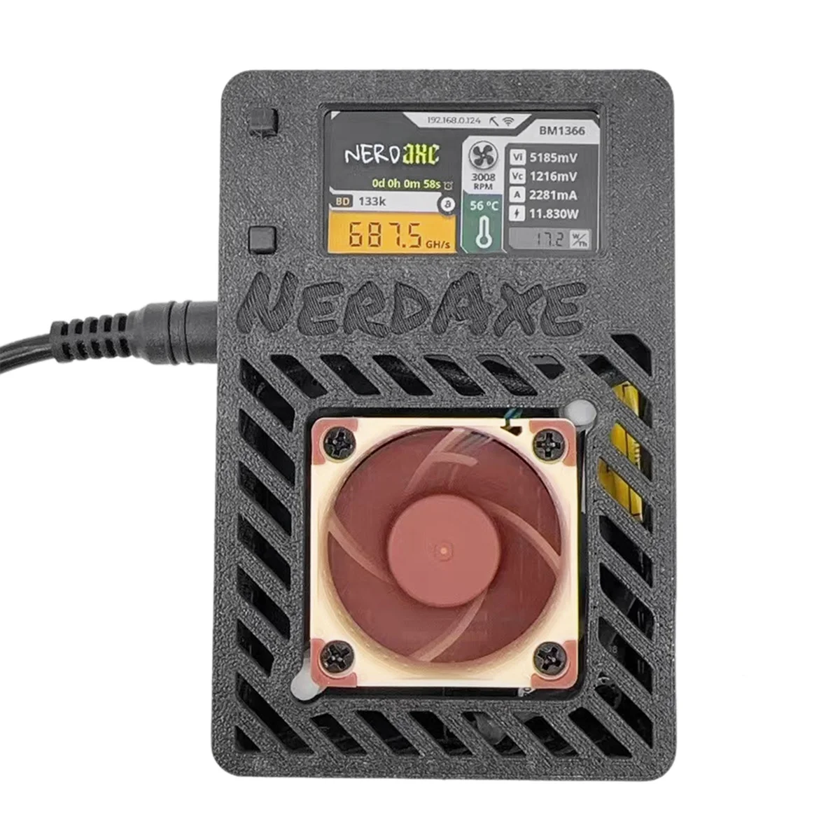 A69F-NerdAxe Miner Nerdminer Solo Lottery Miner 500Gh/S Супер бесшумный вентилятор BM1366 ASIC Chip Bitaxe BTC Miner AU PLUG
A69F-NerdAxe Miner Nerdminer Solo Lottery Miner 500Gh/S Супер бесшумный вентилятор BM1366 ASIC Chip Bitaxe BTC Miner AU PLUG