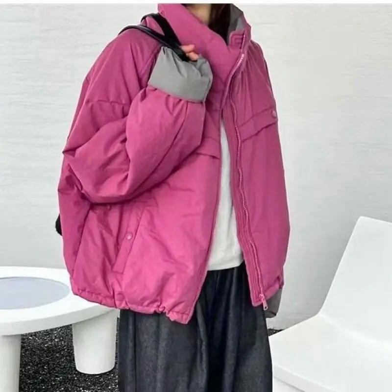 Women's Coat winter autumn Jacket Outerwear Warm Fleece Lined Stand Collar Korean Fashion Slim Quilted Coat
Women's Coat winter autumn Jacket Outerwear Warm Fleece Lined Stand Collar Korean Fashion Slim Quilted Coat