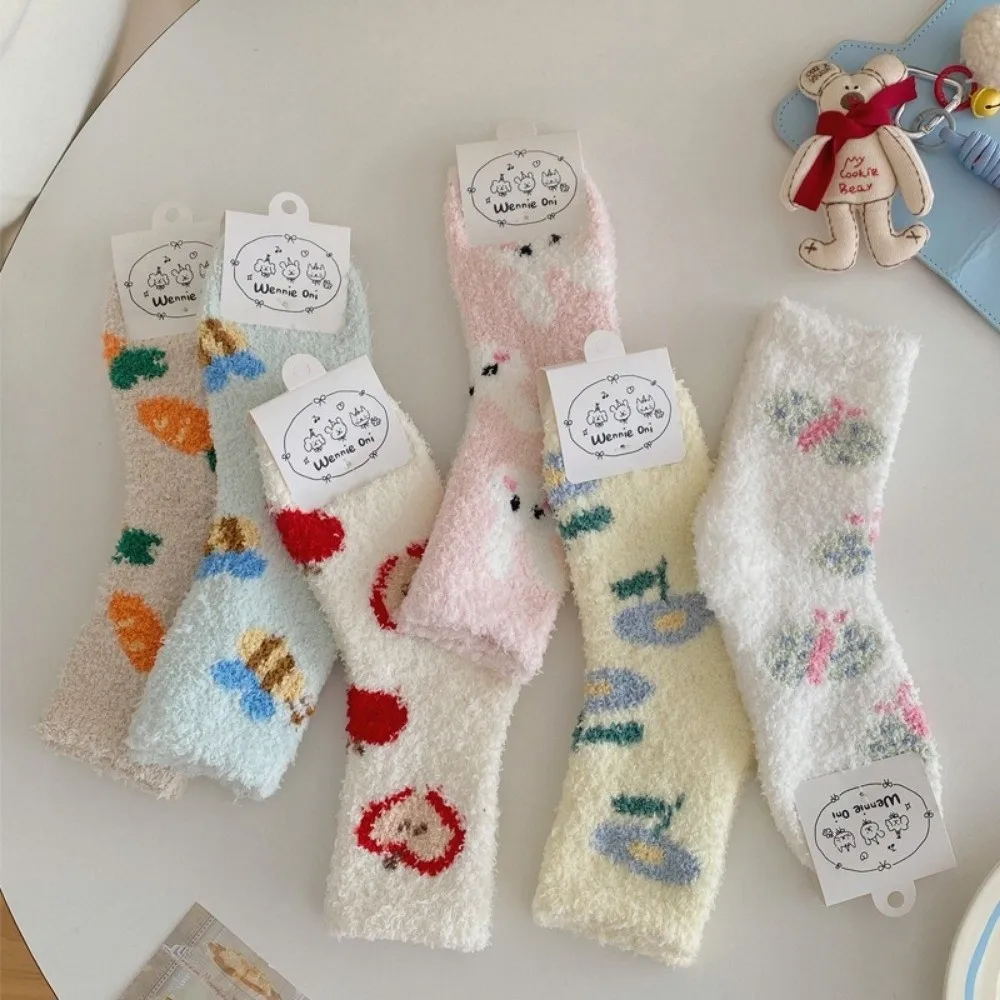 Kawaii Thicken Coral Fleece Socks Winter Warm Fuzzy Floor Socks Sleep Socks Women Socks
Kawaii Thicken Coral Fleece Socks Winter Warm Fuzzy Floor Socks Sleep Socks Women Socks