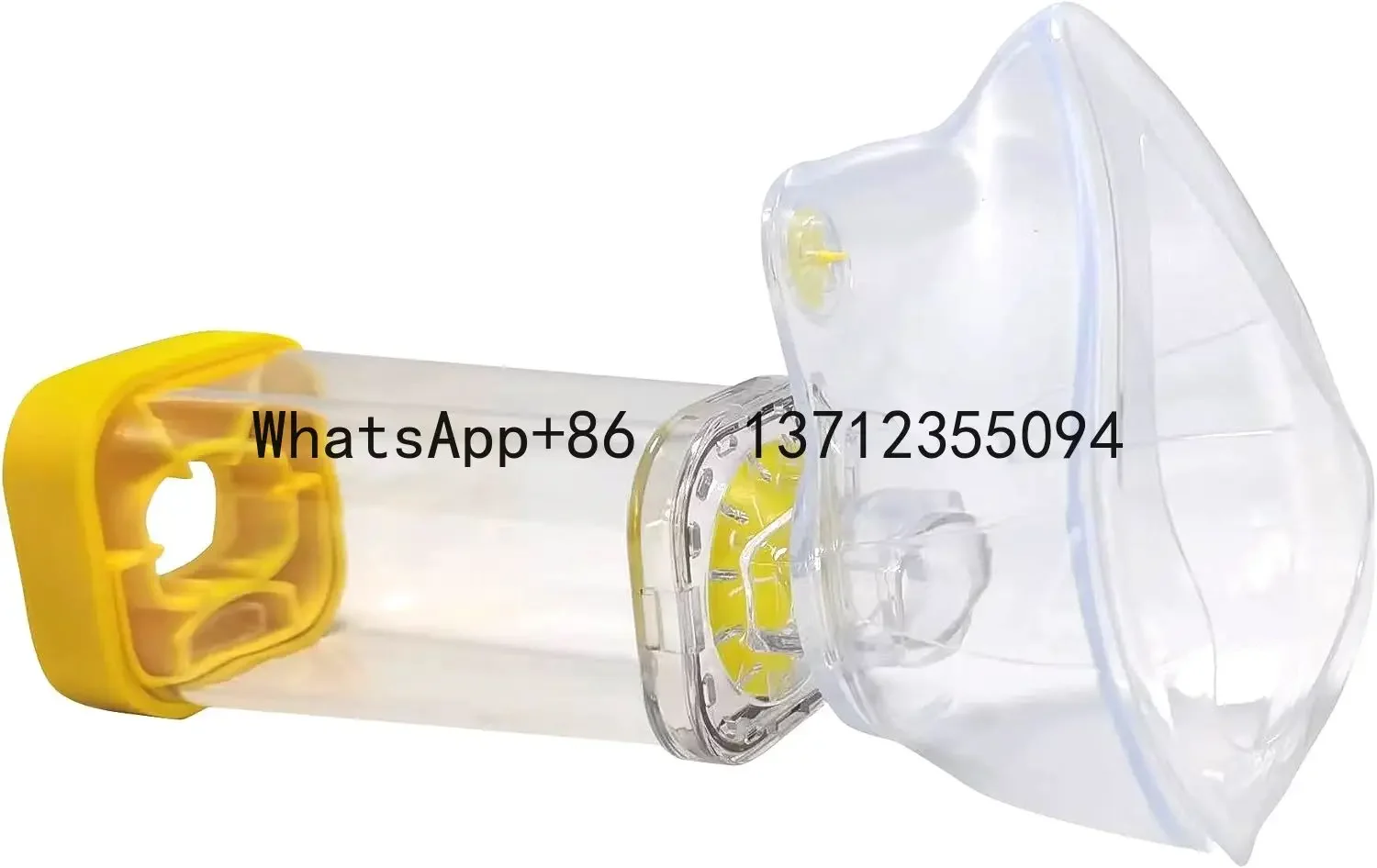 Asthma Inhaler Spacer With Silicone Mask 175ml