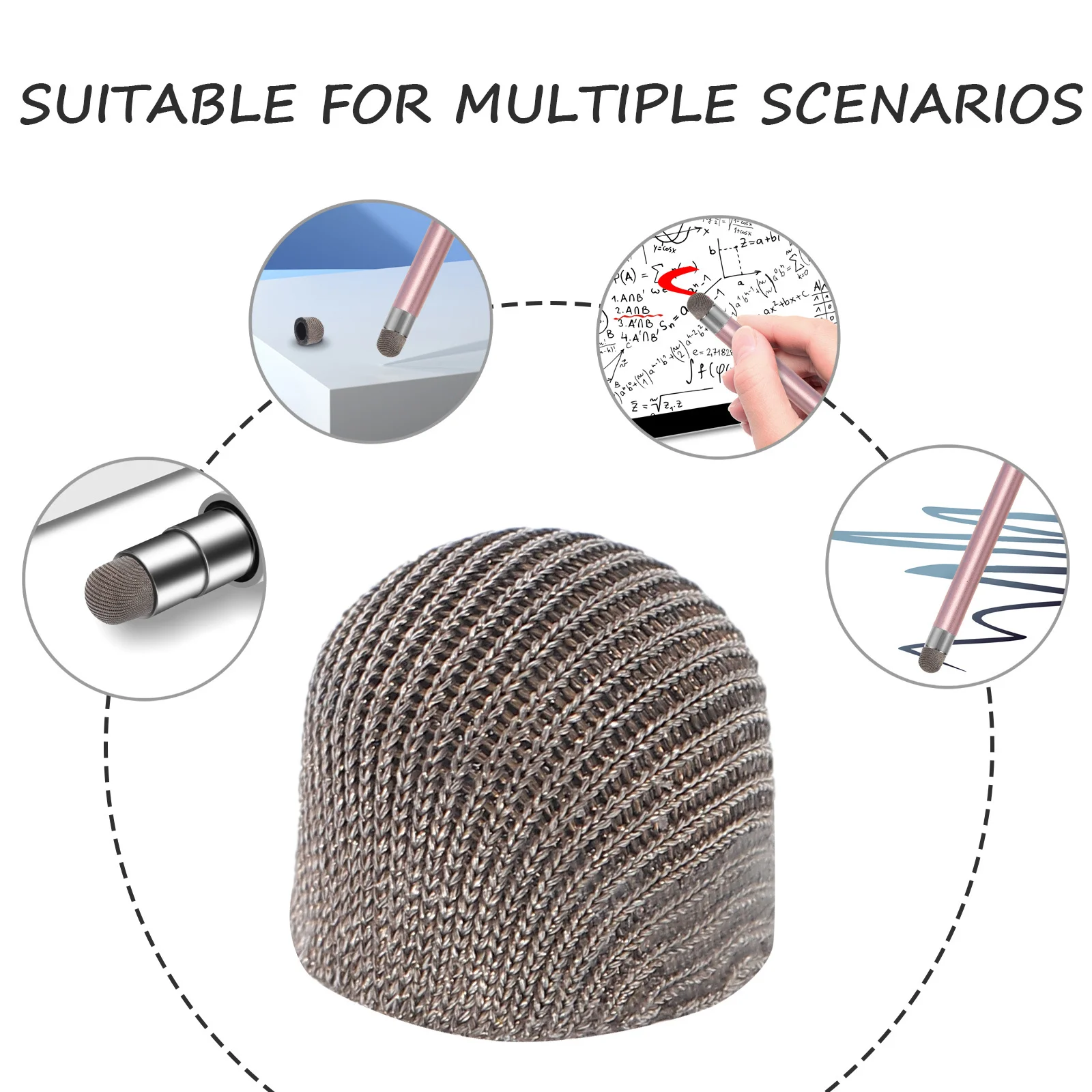 10Pcs Touch Screen Pen Tip Capacitive Stylus Fine Tipped Replacement Tips 6Mm for Drawing Writing Gaming Professional Use
10Pcs Touch Screen Pen Tip Capacitive Stylus Fine Tipped Replacement Tips 6Mm for Drawing Writing Gaming Professional Use