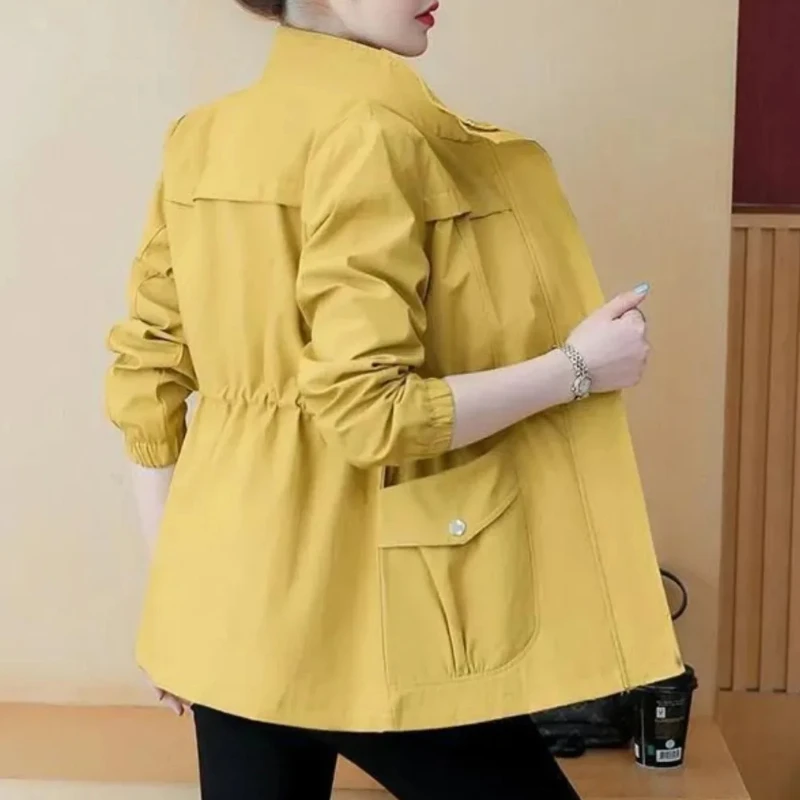 Spring Autumn Female Coat Blouson Women's Windbreaker Jackets 2025 Trend Demi-season Great Korean Style Youthful Sale Fashion
Spring Autumn Female Coat Blouson Women's Windbreaker Jackets 2025 Trend Demi-season Great Korean Style Youthful Sale Fashion