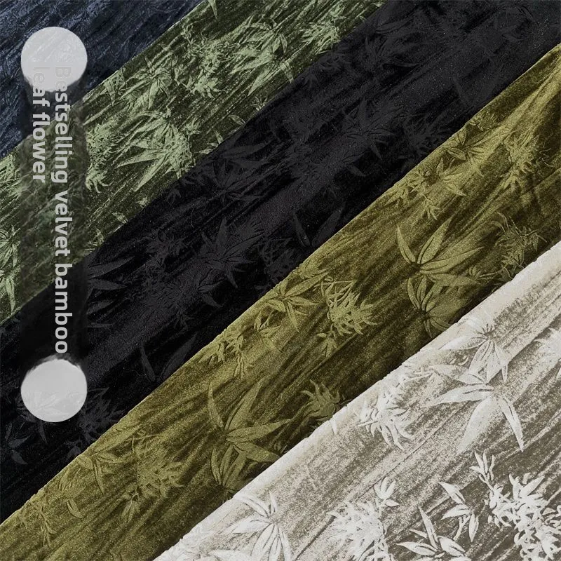 Thick Embossed Bamboo Leaf Velvet Fabric By The Meter for Skirt Cheongsam Blouses Bags DIY Dresses Clothing Sewing Velour Cloth
Thick Embossed Bamboo Leaf Velvet Fabric By The Meter for Skirt Cheongsam Blouses Bags DIY Dresses Clothing Sewing Velour Cloth