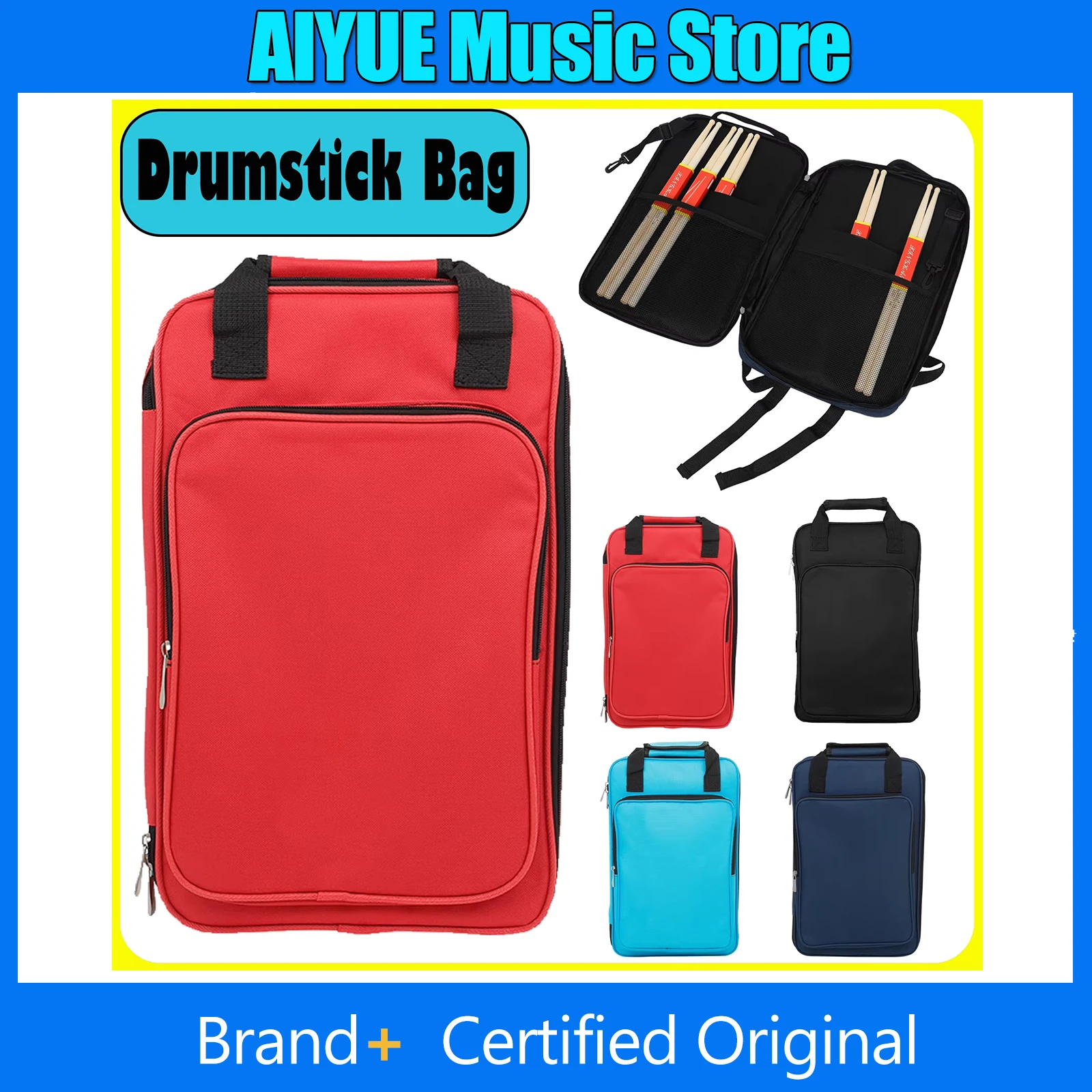 Drumstick Bag Oxford Cloth Large Capacity Water-Resistant Drumstick Package Storage Pouch Drumstick Double Shoulder Bag Partss
Drumstick Bag Oxford Cloth Large Capacity Water-Resistant Drumstick Package Storage Pouch Drumstick Double Shoulder Bag Partss