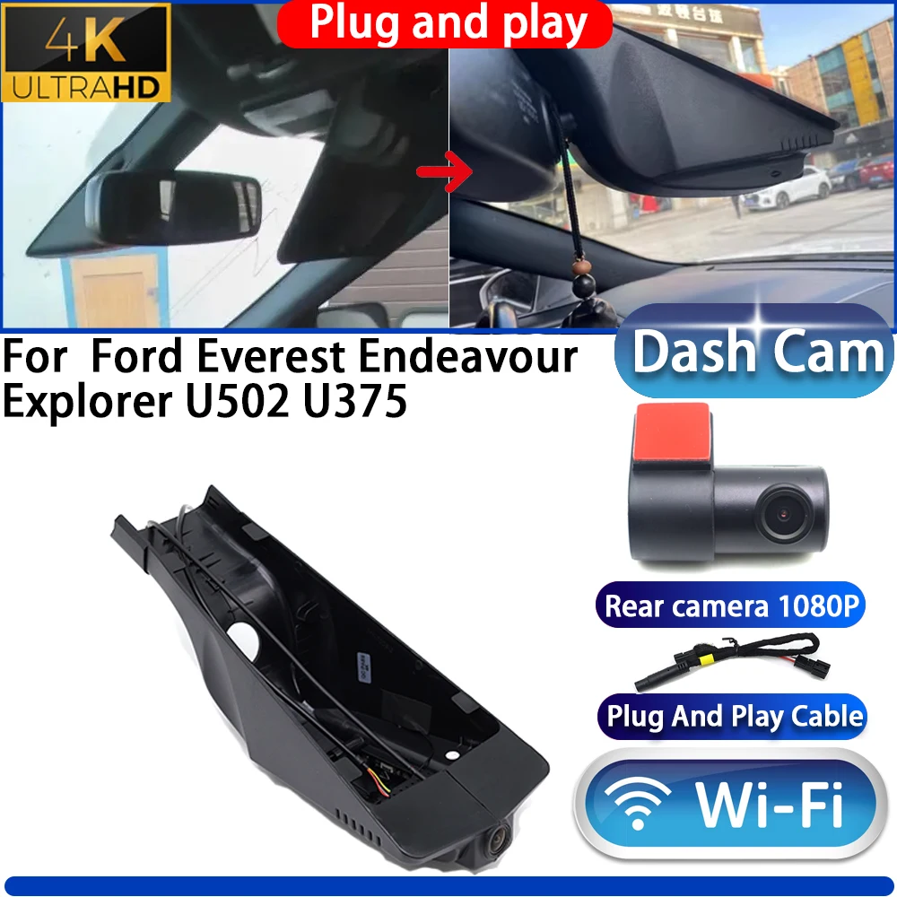 HighCity For Ford Everest Endeavour Explorer U502 U375 Dash Cam Camera DVR 4K UHD Night Vision Wifi Plug And Play Video Recorder
HighCity For Ford Everest Endeavour Explorer U502 U375 Dash Cam Camera DVR 4K UHD Night Vision Wifi Plug And Play Video Recorder