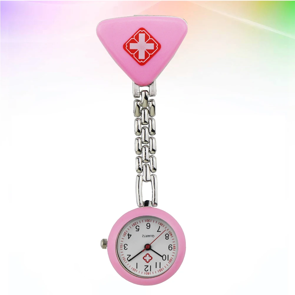 1pc Nurse Fashionable Triangle Medical Nurse Watch Medical Nurse Table Hanging Watch Retro Pocket Watch Gift Watch (Pink)
1pc Nurse Fashionable Triangle Medical Nurse Watch Medical Nurse Table Hanging Watch Retro Pocket Watch Gift Watch (Pink)