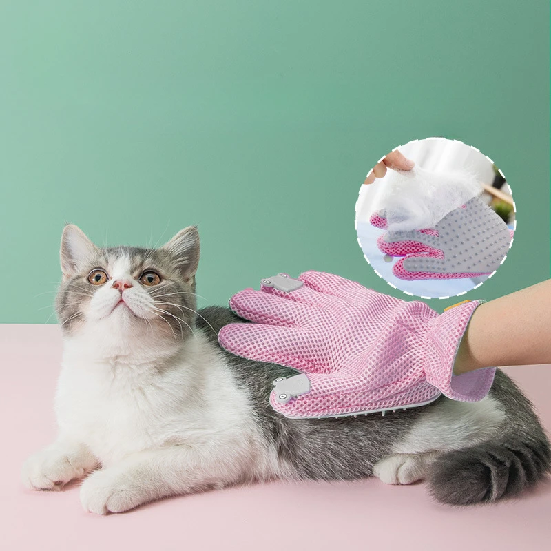 Stroking cats gloves cat hair removal pet hair removal brush dog bath massage comb silicone hair removal pet products
Stroking cats gloves cat hair removal pet hair removal brush dog bath massage comb silicone hair removal pet products