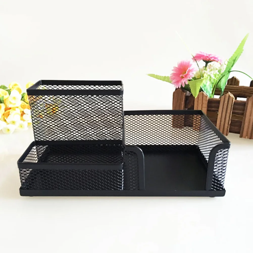 Metal Mesh Desk Organizer Black Table Storage Container For Pen Holder Compartment Office Supplies Stationery Organizer
Metal Mesh Desk Organizer Black Table Storage Container For Pen Holder Compartment Office Supplies Stationery Organizer