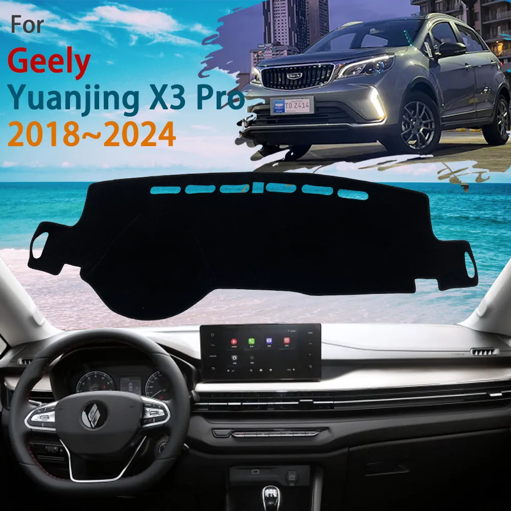Для Geely Yuanjing X3 Pro Livan X3 Pro 2018 ~ 2024 2019, коврик для приборной панели, защитный коврик для приборной панели, избегающий света, ковер, автомобильные наклейки
Для Geely Yuanjing X3 Pro Livan X3 Pro 2018 ~ 2024 2019, коврик для приборной панели, защитный коврик для приборной панели, избегающий света, ковер, автомобильные наклейки
