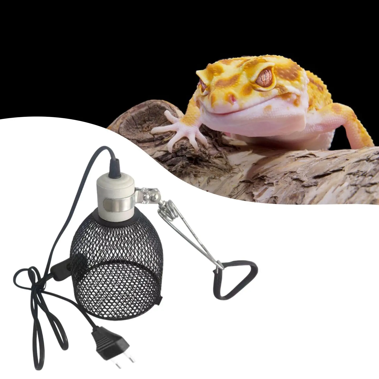 Reptile Heating Lampshade 160W (Bulb Not Included) Lamp Shade 5.5inch Heater Guard for Amphibians Parrot Turtle Snake Bird
Reptile Heating Lampshade 160W (Bulb Not Included) Lamp Shade 5.5inch Heater Guard for Amphibians Parrot Turtle Snake Bird
