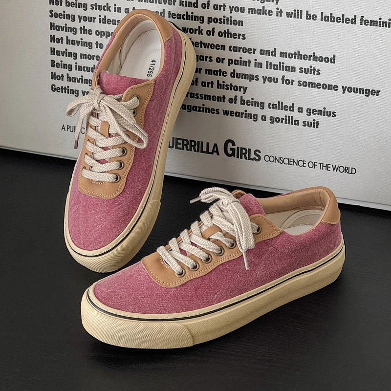 Men's high-quality canvas shoes four seasons new breathable light soft-sole comfortable outdoor casual walking sports board shoe
Men's high-quality canvas shoes four seasons new breathable light soft-sole comfortable outdoor casual walking sports board shoe