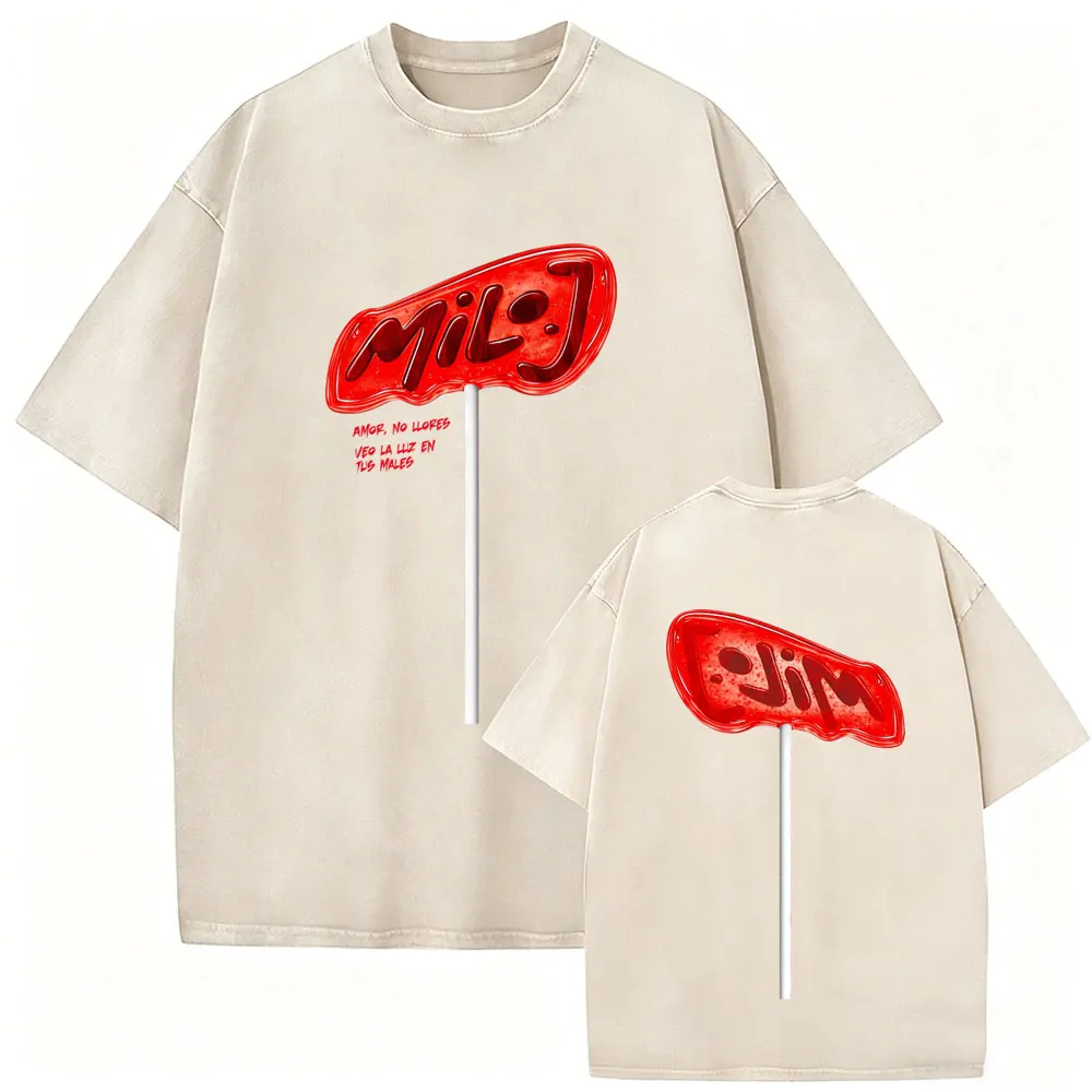 Washed Vintage Rapper Milo J La Vida Era Mas Corta Nino Amor No Llores Veo Luz En Tus Males T-shirt Men Hip Hop Fashion T Shirts
Washed Vintage Rapper Milo J La Vida Era Mas Corta Nino Amor No Llores Veo Luz En Tus Males T-shirt Men Hip Hop Fashion T Shirts