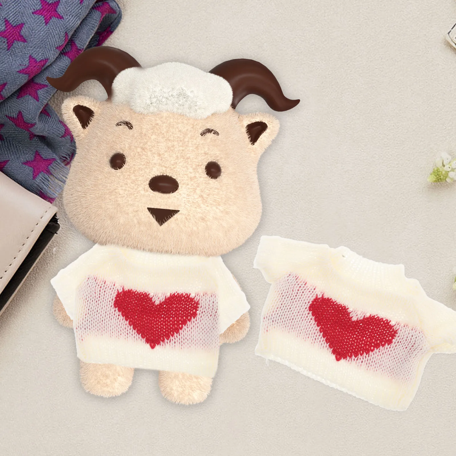 Одежда для медведей: милый белый свитер для плюшевых игрушек, подходит для большинства медведей 20 см, мягкая детская одежда, компаньон для дома и детского сада
Одежда для медведей: милый белый свитер для плюшевых игрушек, подходит для большинства медведей 20 см, мягкая детская одежда, компаньон для дома и детского сада