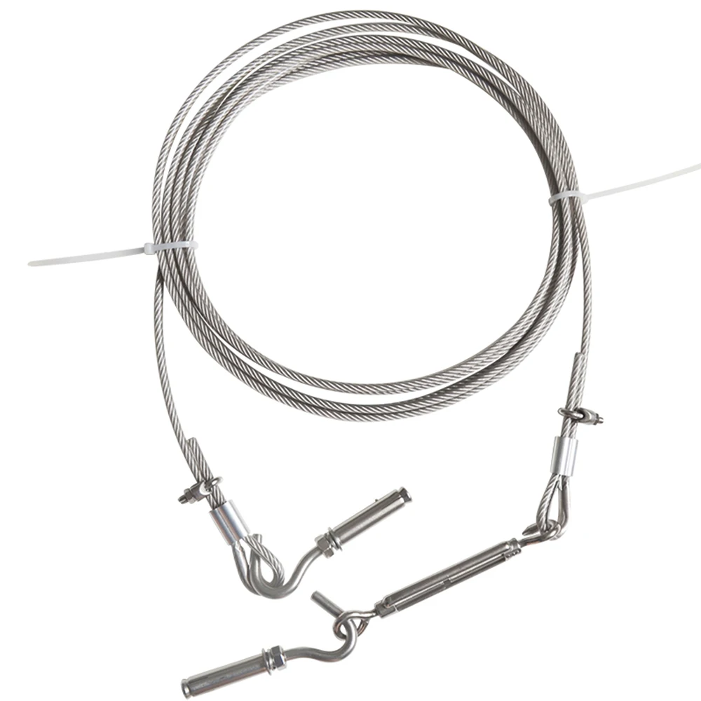 2-30 M Steel Rope Diameter 4/5mm Plastic Coated Soft Wire Rope 304 Stainless Steel Lifting Wire Rope Full Hard Wires Clothesline
2-30 M Steel Rope Diameter 4/5mm Plastic Coated Soft Wire Rope 304 Stainless Steel Lifting Wire Rope Full Hard Wires Clothesline
