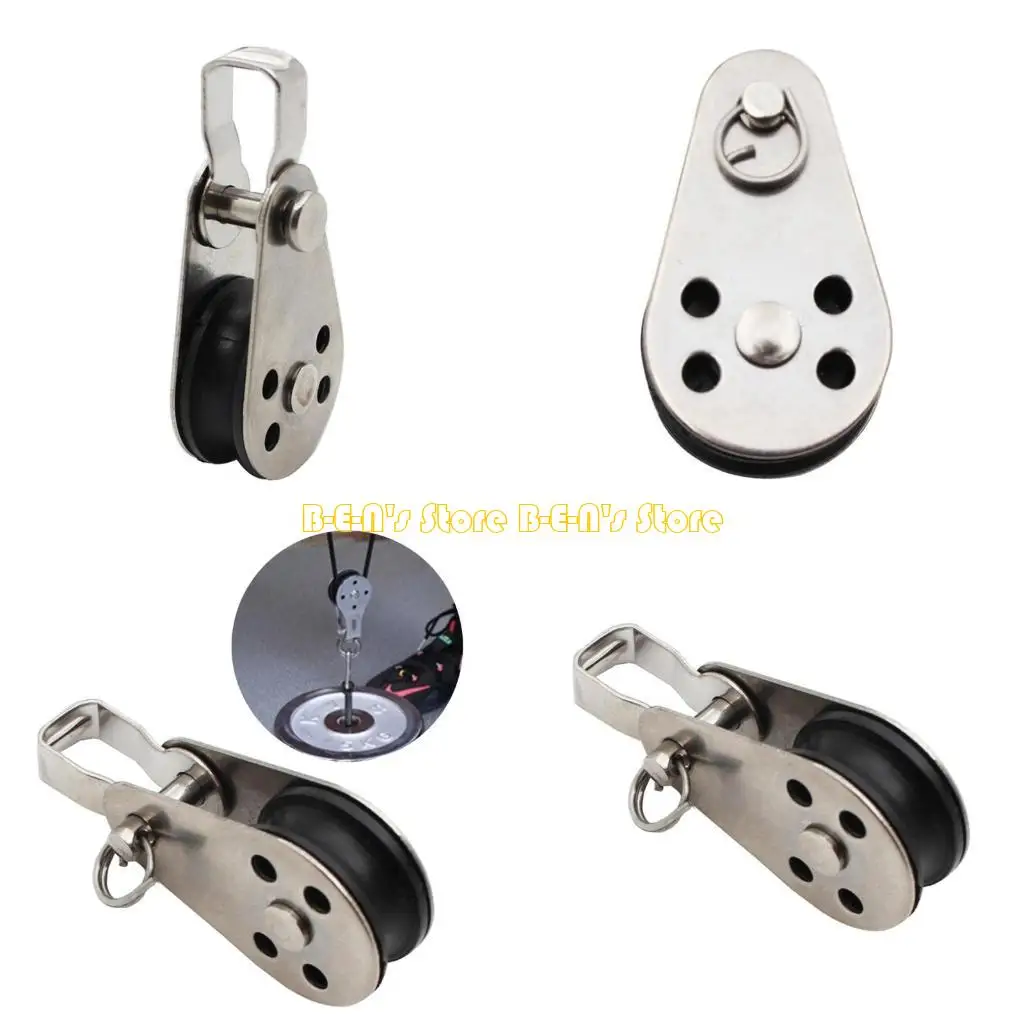 Y1AD 5 шт. Блок шкива из нержавеющей стали, подвесной трос, буксирное колесо, поворотный подъемный трос
Y1AD 5 шт. Блок шкива из нержавеющей стали, подвесной трос, буксирное колесо, поворотный подъемный трос