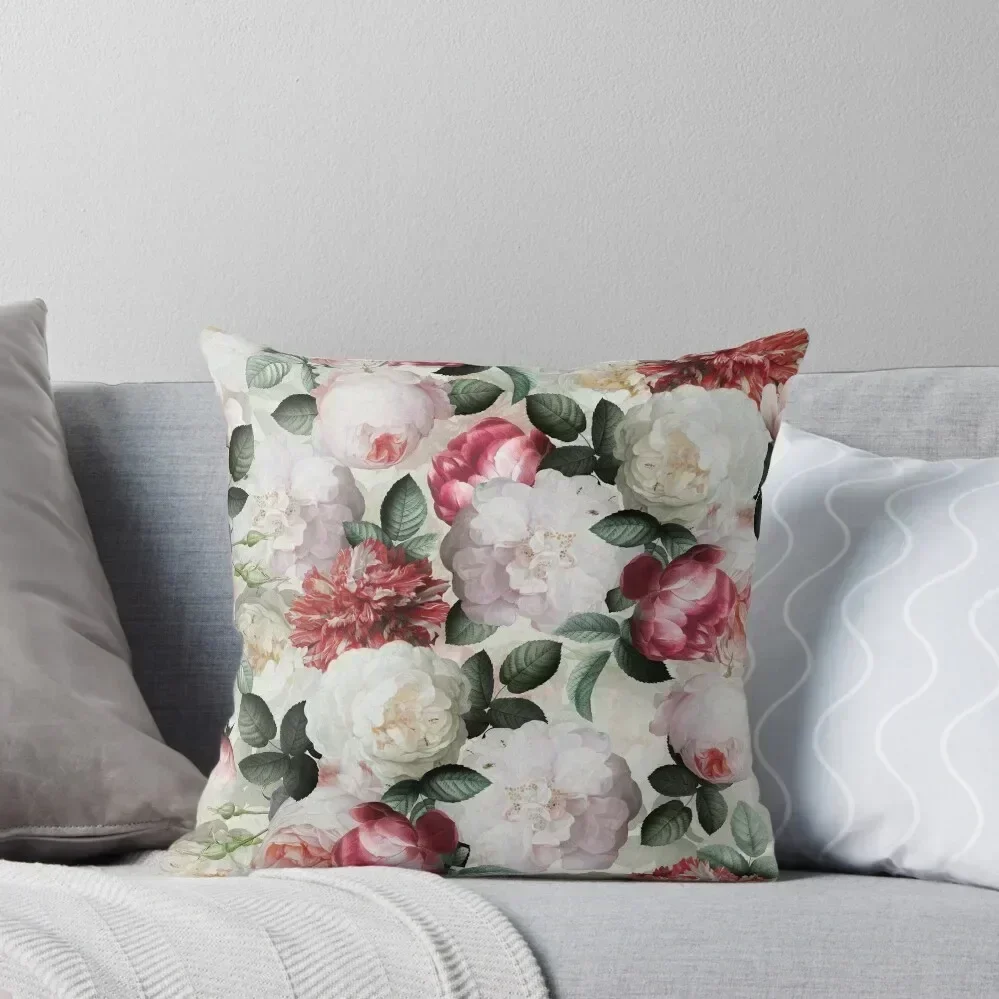 Antique Jan Davidsz. de Heem Lush Roses Flowers Botanical Garden On Cream Pattern Throw Pillow
Antique Jan Davidsz. de Heem Lush Roses Flowers Botanical Garden On Cream Pattern Throw Pillow