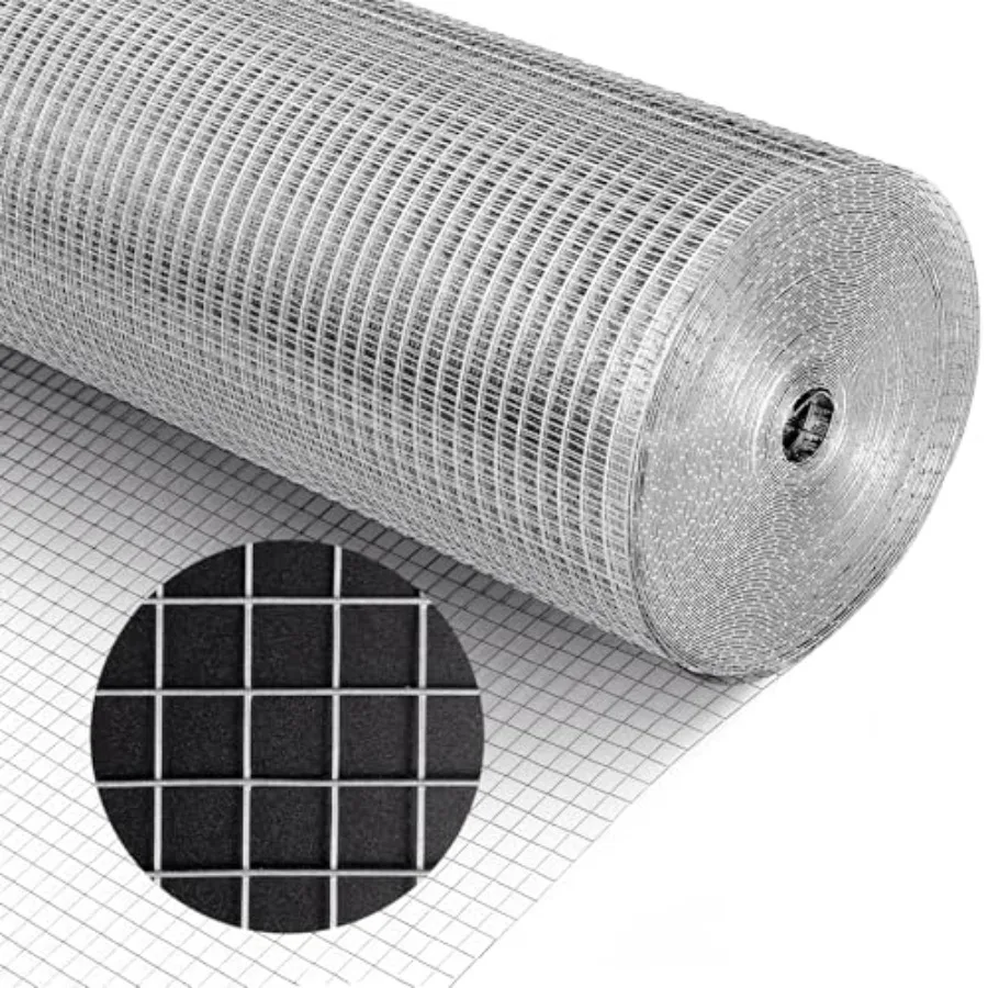 Hardware Cloth 1/4 in. 24in. x 100ft. Hot-dip Galvanized After Welding 23 Gauge Wire Fence Roll Chicken Wire Mesh Roll Garden F
Hardware Cloth 1/4 in. 24in. x 100ft. Hot-dip Galvanized After Welding 23 Gauge Wire Fence Roll Chicken Wire Mesh Roll Garden F