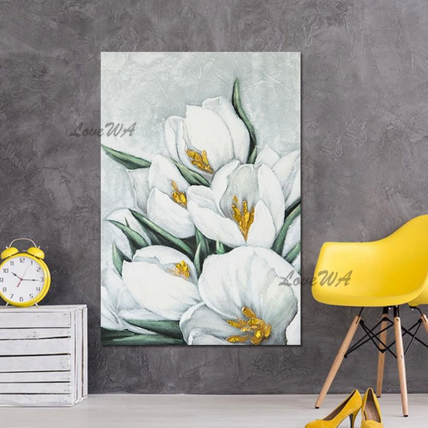 Handmade Beautiful Flower Painting Unframed White Acrylic Texture Abstract Art Painting Wall Poster Canvas Artwork Decor Picture
Handmade Beautiful Flower Painting Unframed White Acrylic Texture Abstract Art Painting Wall Poster Canvas Artwork Decor Picture