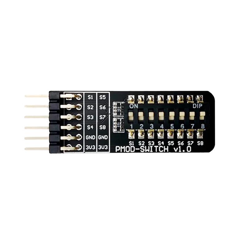 Durable-PMOD-SWITCH Модуль расширения Icesugar FPGA 8-битный DIP-переключатель Стандартная плата расширения интерфейса PMOD, PMOD-SWITCH Icesugar
Durable-PMOD-SWITCH Модуль расширения Icesugar FPGA 8-битный DIP-переключатель Стандартная плата расширения интерфейса PMOD, PMOD-SWITCH Icesugar