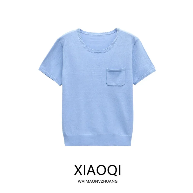 Spring 2025 Women's Faionable round Ne ort Sve Flat Needle Knitted Top Simple Design Commute Sle Synthetic Fiber
Spring 2025 Women's Faionable round Ne ort Sve Flat Needle Knitted Top Simple Design Commute Sle Synthetic Fiber