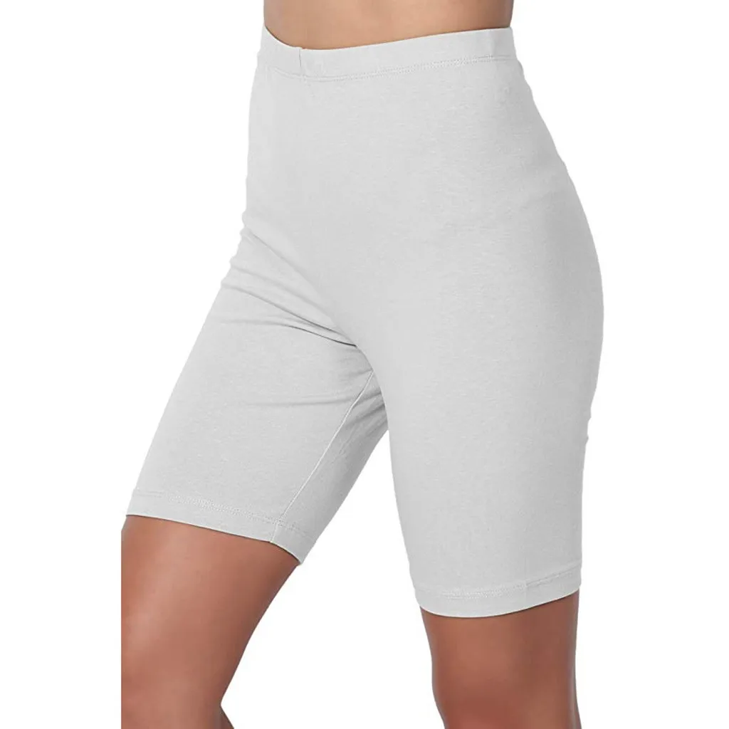 Women Summer Shorts High Waist Black Casual Short Pants Light Gray Capris Knee Length Cotton Blend Cropped Pants Seamless Side
Women Summer Shorts High Waist Black Casual Short Pants Light Gray Capris Knee Length Cotton Blend Cropped Pants Seamless Side