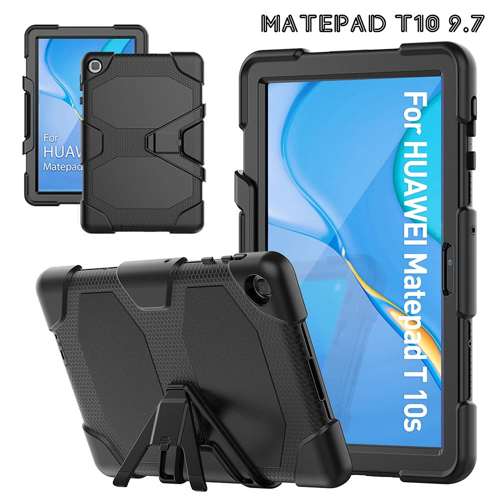 Case For HUAWEI Matepad T10 9.7 T10s 10.1 2021 T8 T5 T3 Kids Safe Silicon PC Hybrid Shockproof Stand Tablet Cover
Case For HUAWEI Matepad T10 9.7 T10s 10.1 2021 T8 T5 T3 Kids Safe Silicon PC Hybrid Shockproof Stand Tablet Cover