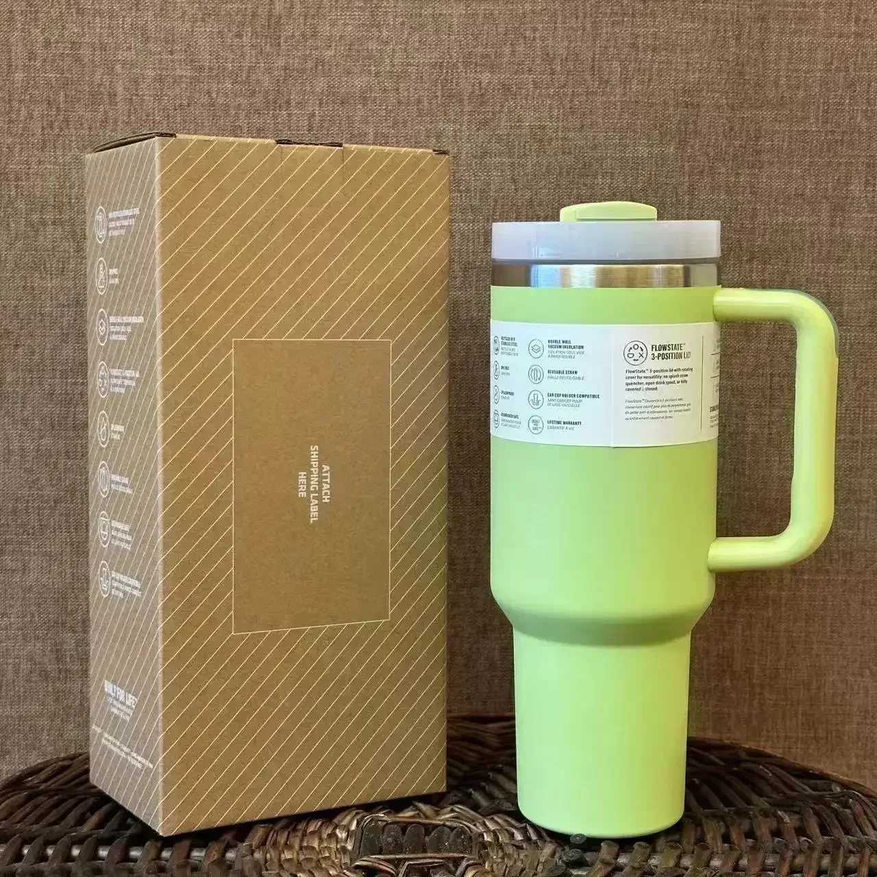 New 40oz 1180ml Tumbler Cup Insulated Thermal Coffee Cup Stainless Steel Travel Mug Vacuum Insulated Cup with Lid and Straws
New 40oz 1180ml Tumbler Cup Insulated Thermal Coffee Cup Stainless Steel Travel Mug Vacuum Insulated Cup with Lid and Straws