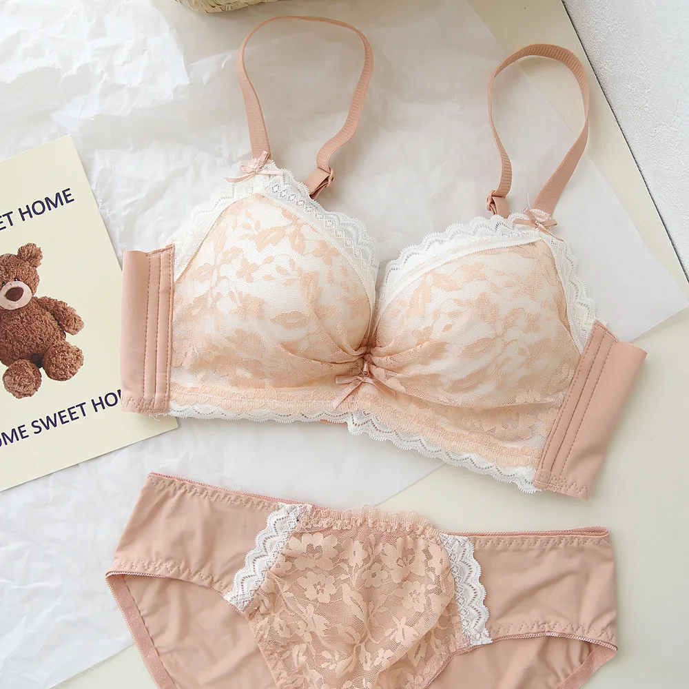 Soft Thickened Bra Set, Modal Wire-Free Lingerie for Girls, Push-Up for Small Bust
Soft Thickened Bra Set, Modal Wire-Free Lingerie for Girls, Push-Up for Small Bust