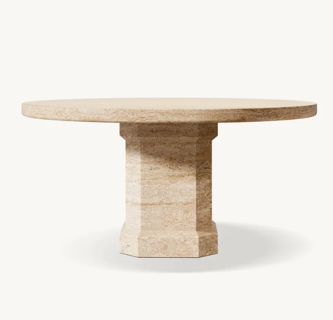 # Modern American Style Dining Room Furniture Natural Stone Marble Round Dining Table
# Modern American Style Dining Room Furniture Natural Stone Marble Round Dining Table