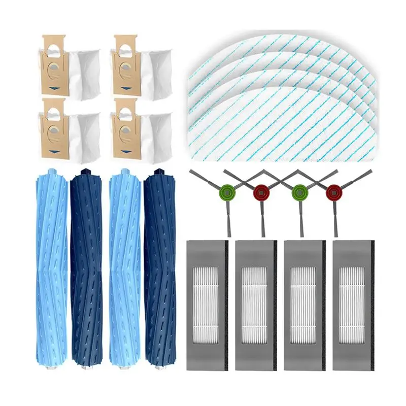 Запасные части ABBZ для ECOVACS DEEBOT OZMO T9 AIVI, T9 AIVI PLUS: основная и боковые щетки, HEPA-фильтр, салфетка для влажной уборки, мешок для сбора пыли
Запасные части ABBZ для ECOVACS DEEBOT OZMO T9 AIVI, T9 AIVI PLUS: основная и боковые щетки, HEPA-фильтр, салфетка для влажной уборки, мешок для сбора пыли