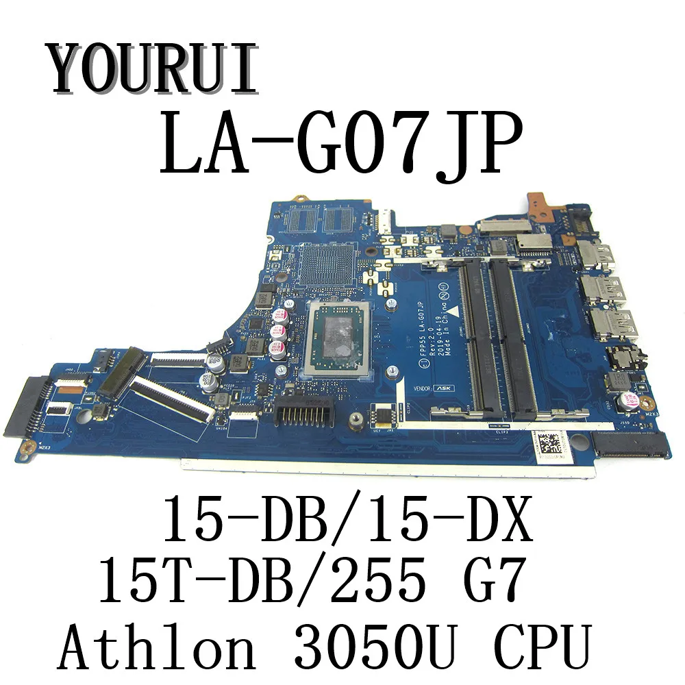LA-G07JP For HP 15-DB/15-DX/15T-DB/255 G7 Laptop motherboard with Althon 3050U CPU Mainboard UMA
LA-G07JP For HP 15-DB/15-DX/15T-DB/255 G7 Laptop motherboard with Althon 3050U CPU Mainboard UMA
