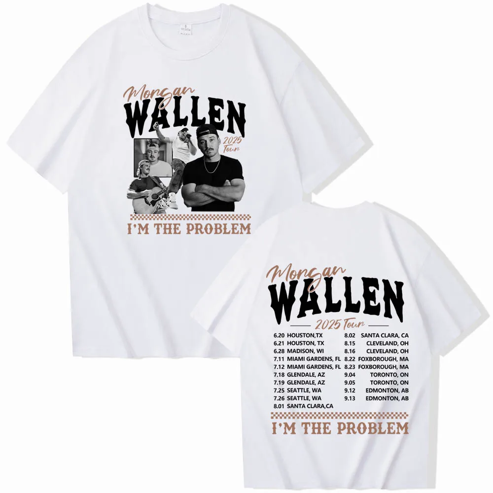 Morgan Wallen Country Music 2025 T-shirts Men Women Casual Short Sleeve Round Neck Cotton Tee Unisex Fashion Street Summer Top
Morgan Wallen Country Music 2025 T-shirts Men Women Casual Short Sleeve Round Neck Cotton Tee Unisex Fashion Street Summer Top
