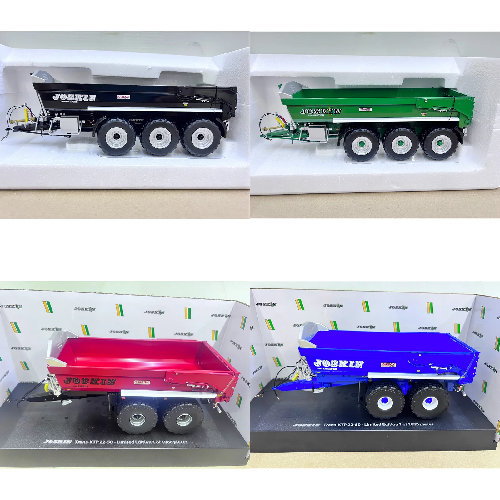 UH6798 Diecast 1:32 Scale JOSKIN Trans-KTP Dump Trailer Transporter Metal Alloy Agricultural Machinery Model Toys Gift Display
UH6798 Diecast 1:32 Scale JOSKIN Trans-KTP Dump Trailer Transporter Metal Alloy Agricultural Machinery Model Toys Gift Display