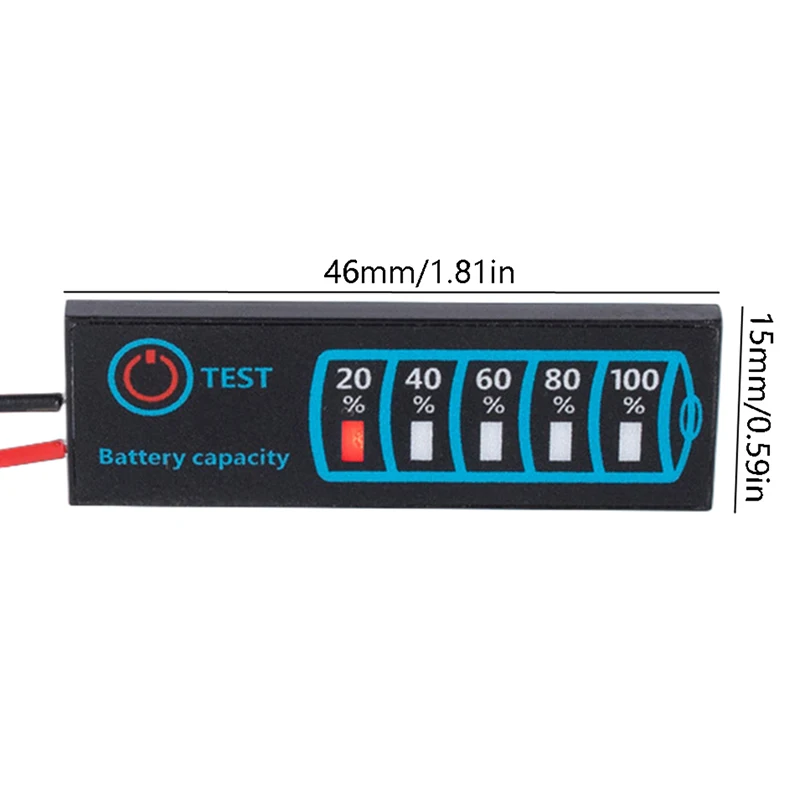12V24V Lead Acid Battery Level Indicator Tester LCD Display Meter Module Capacity Voltage Meter
12V24V Lead Acid Battery Level Indicator Tester LCD Display Meter Module Capacity Voltage Meter