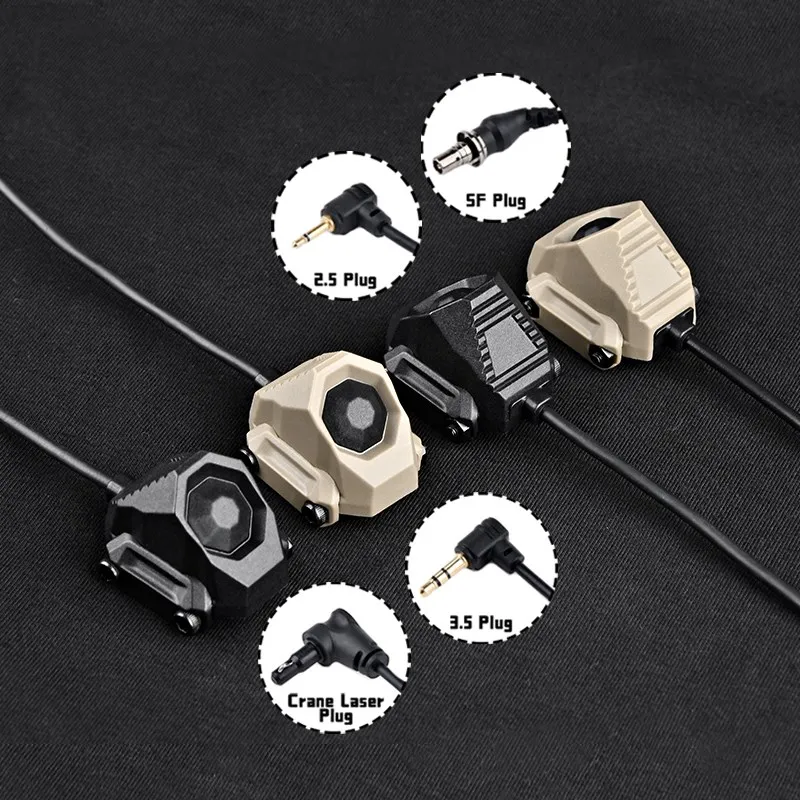 WADSN Tactical Airsoft Surefir M300 M600 Flashlight AXON SL Button Switch PEQ Laser Hunting Weapon Accessorie For Picatinny Rail
WADSN Tactical Airsoft Surefir M300 M600 Flashlight AXON SL Button Switch PEQ Laser Hunting Weapon Accessorie For Picatinny Rail