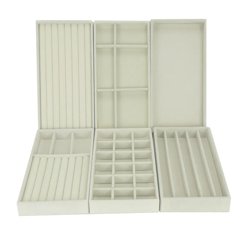 Velvet Jewelry Tray Storage Drawer Small Stackable Beige Jewelry Boxes and Packaging Suitable for Ring Earrings Simple Practical
Velvet Jewelry Tray Storage Drawer Small Stackable Beige Jewelry Boxes and Packaging Suitable for Ring Earrings Simple Practical