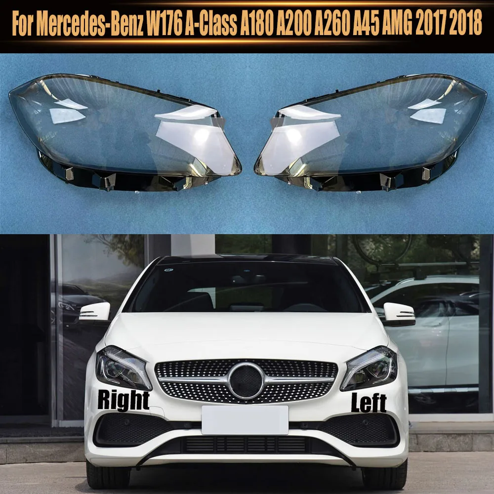 For Mercedes-Benz W176 A-Class A180 A200 A260 A45 AMG 2017 2018 Headlight Transparent Cover Lampshade Headlamp Shell Plexiglass
For Mercedes-Benz W176 A-Class A180 A200 A260 A45 AMG 2017 2018 Headlight Transparent Cover Lampshade Headlamp Shell Plexiglass